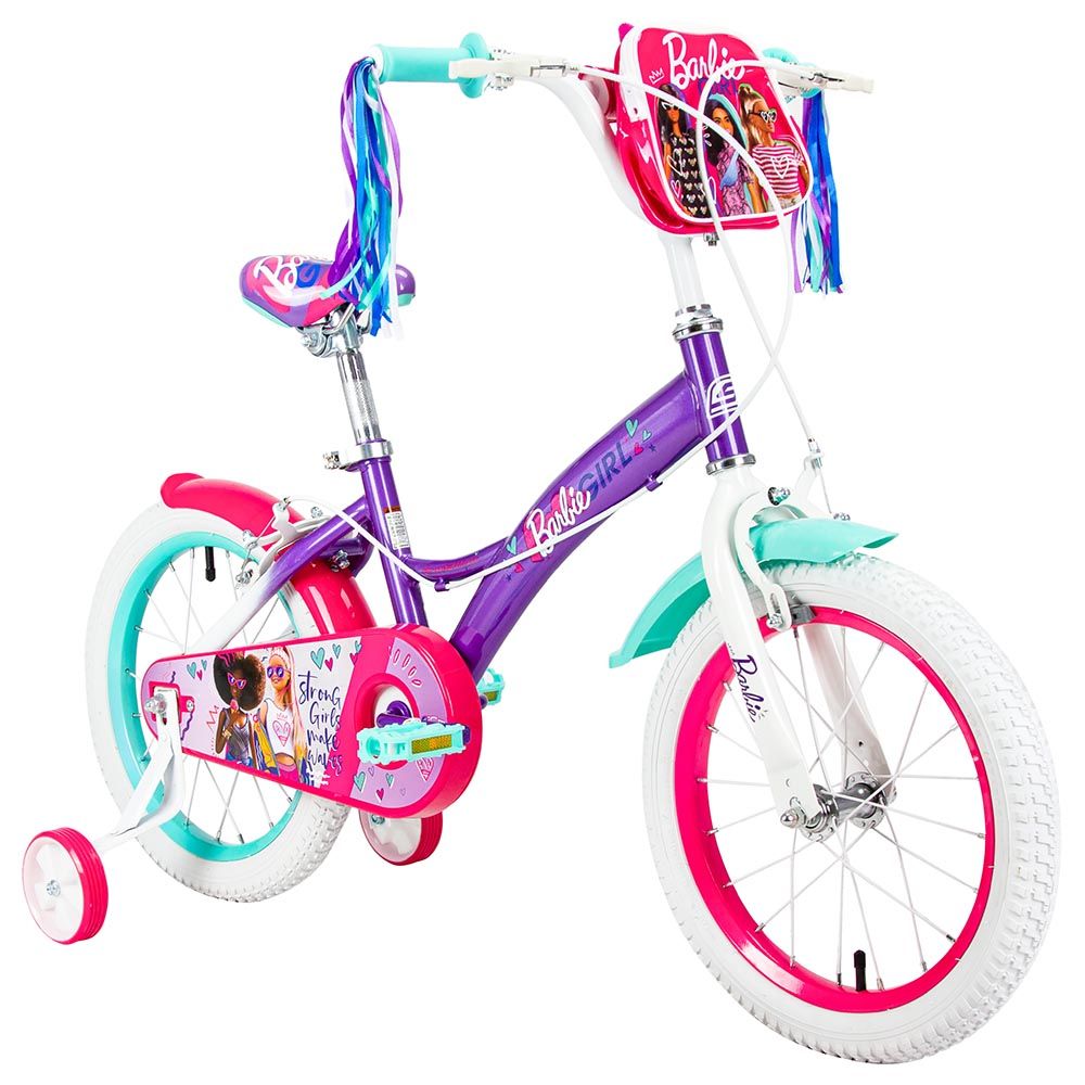 Spartan - 14" Barbie Girl Bicycle with Removable Zippered Bag