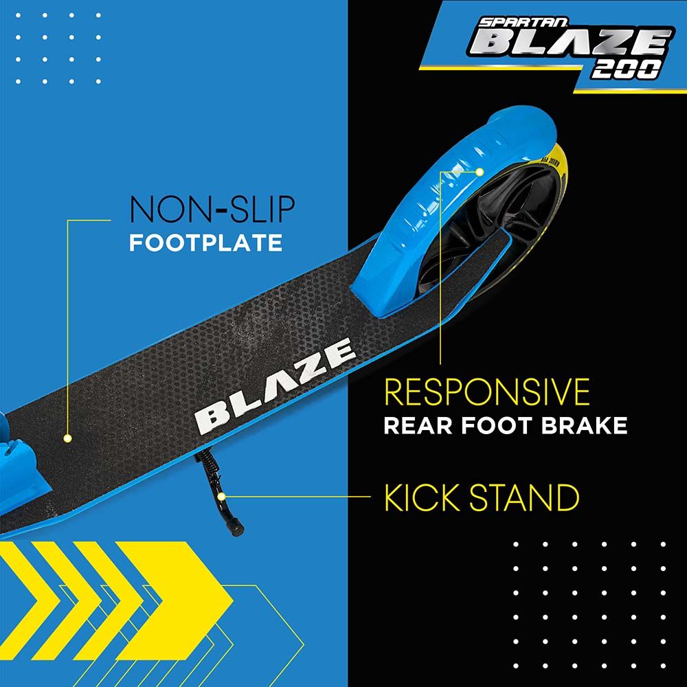 Spartan - Blaze 200mm Scooter - Blue