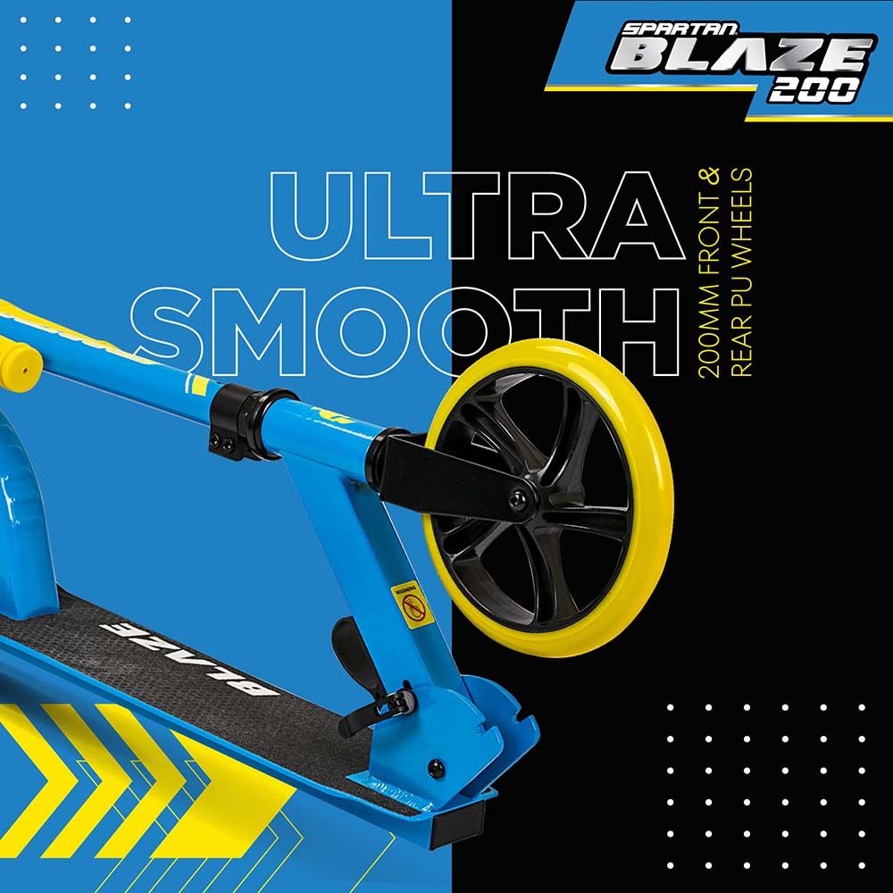 Spartan - Blaze 200mm Scooter - Blue