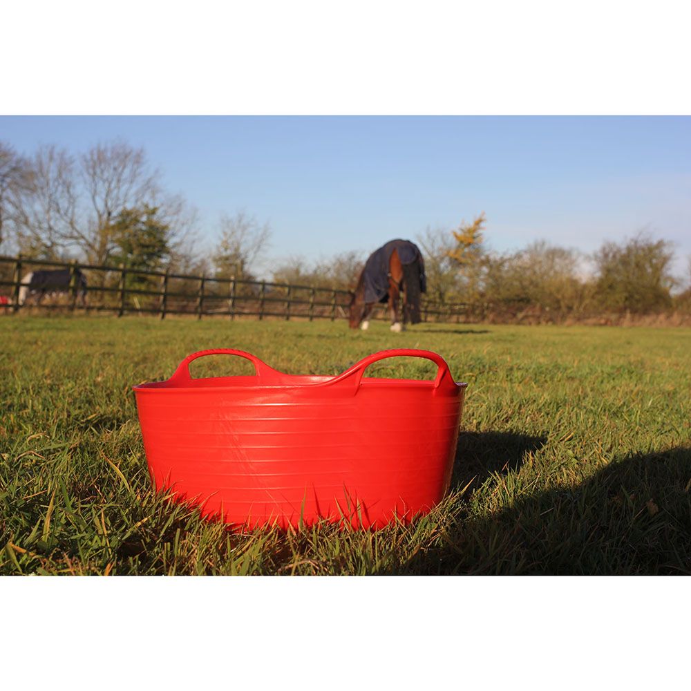 Red Gorilla - Shallow Recycled Tub - Red - Small - 15 L