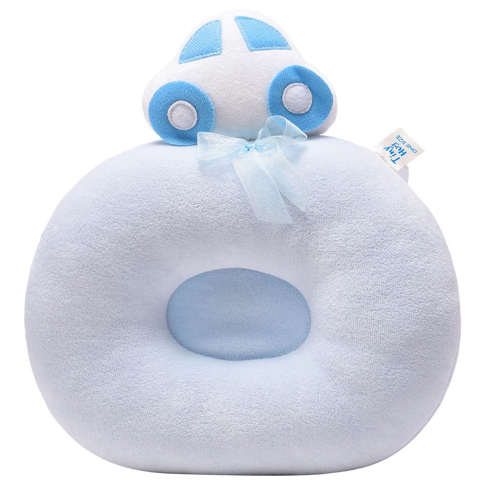 Tiny Hug - Newborn Soft And Breathable Baby Car Flat Pillow - Blue