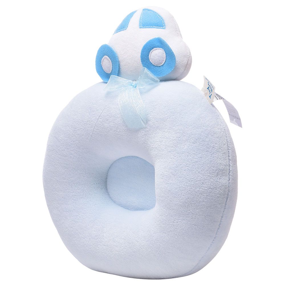 Tiny Hug - Newborn Soft And Breathable Baby Car Flat Pillow - Blue