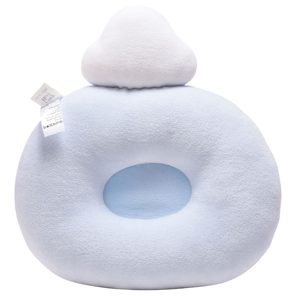 Tiny Hug - Newborn Soft And Breathable Baby Car Flat Pillow - Blue