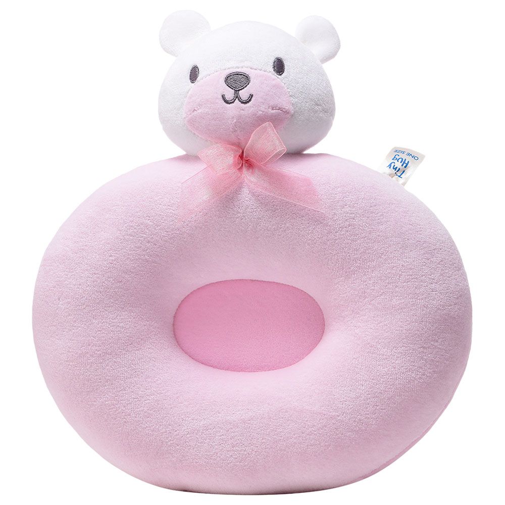 Tiny Hug - Newborn Soft And Breathable Baby Flat Pillow - Pink