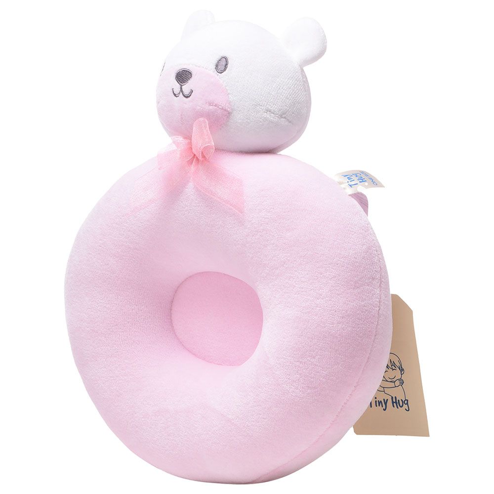 Tiny Hug - Newborn Soft And Breathable Baby Flat Pillow - Pink