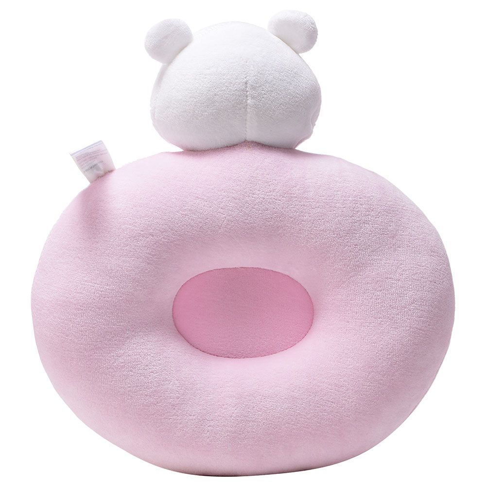 Tiny Hug - Newborn Soft And Breathable Baby Flat Pillow - Pink