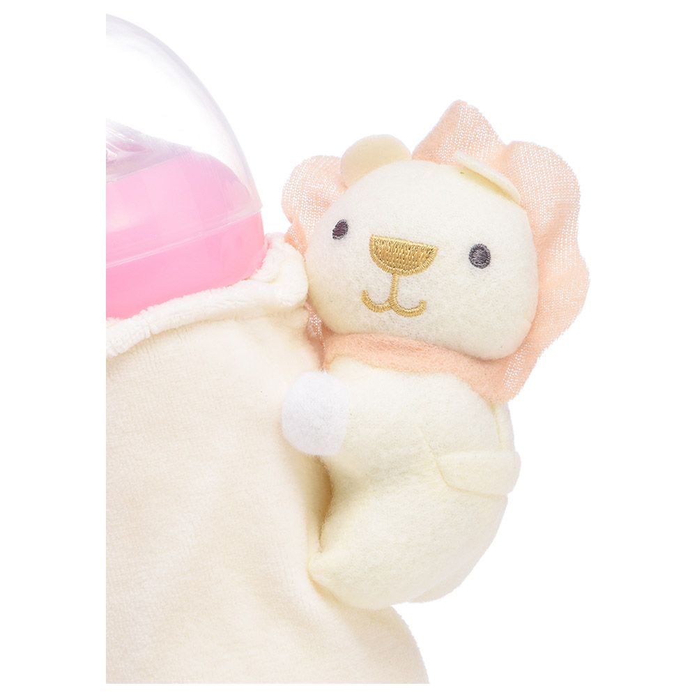 Tiny Hug - Newborn Soft And Insulated Baby Bottle Cover - Ivory