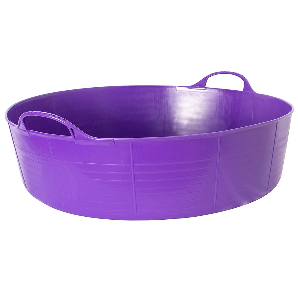 Red Gorilla - Shallow Recycled Tub - Purple - Large - 35 L