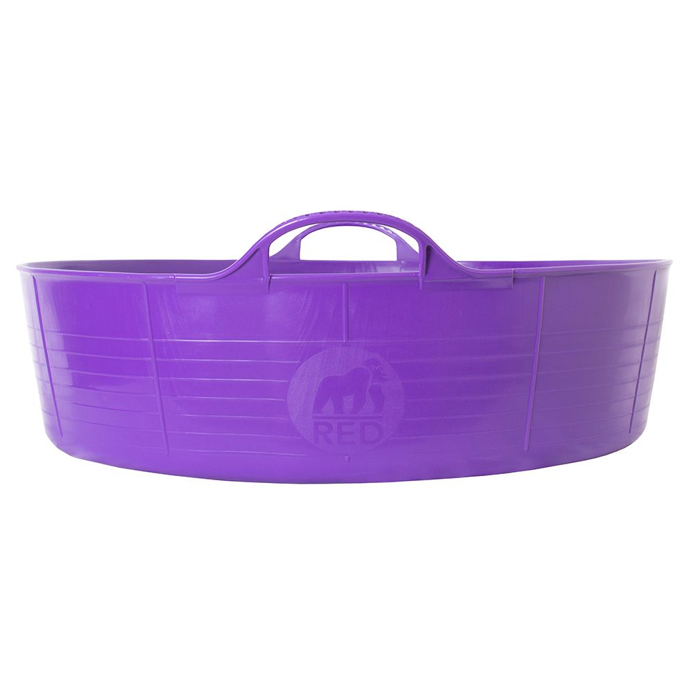 Red Gorilla - Shallow Recycled Tub - Purple - Large - 35 L