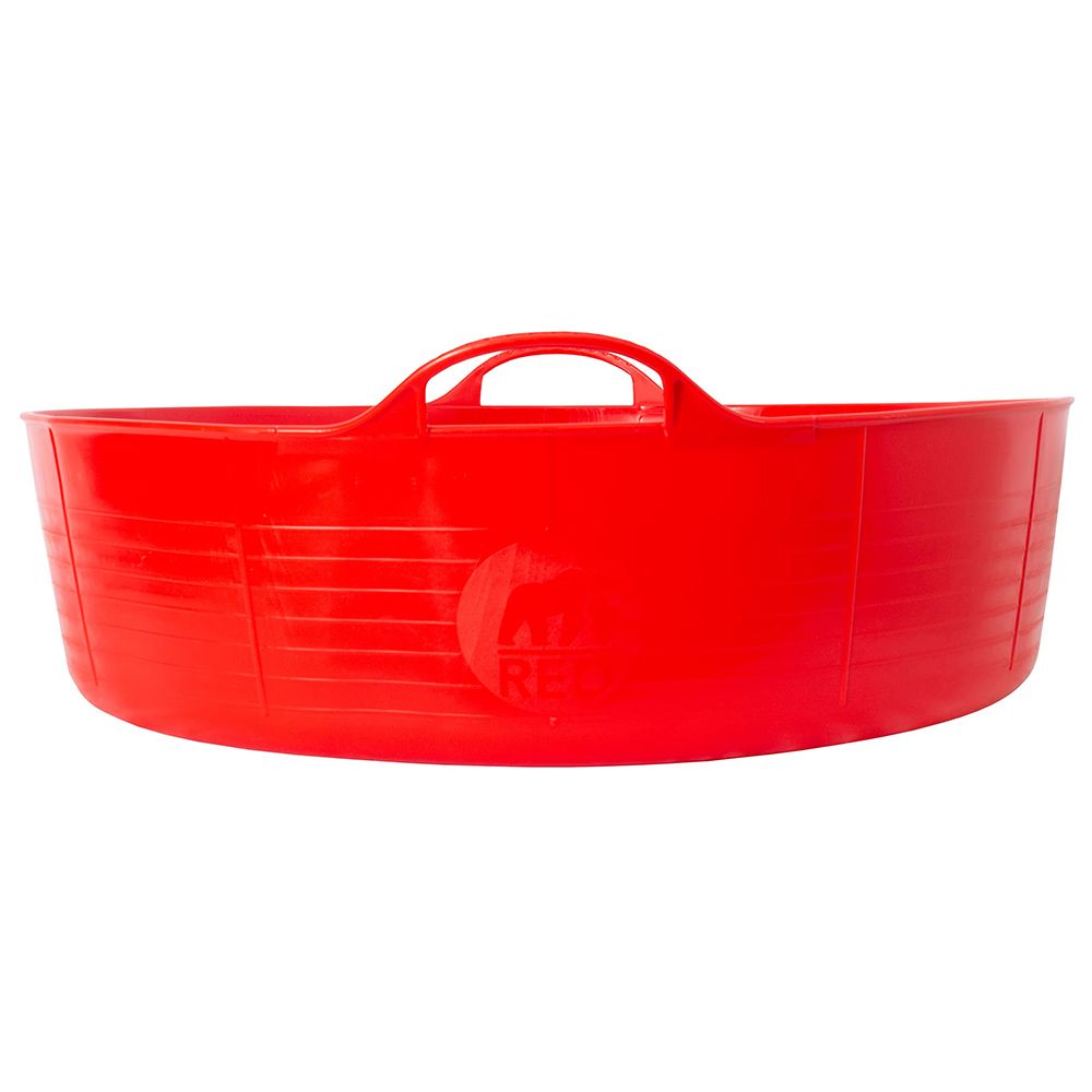 Red Gorilla - Shallow Tub With Handle - Red - Large - 35 L