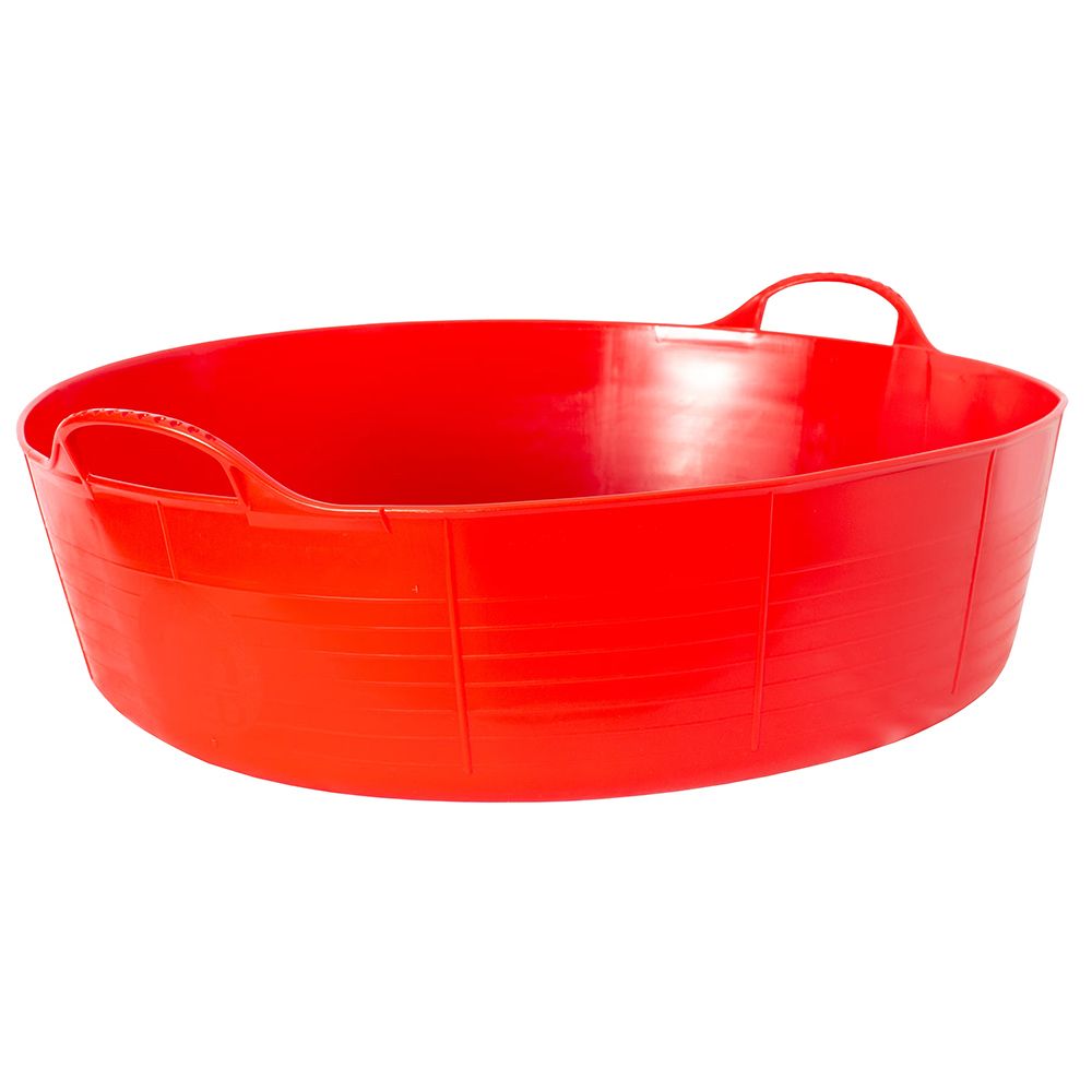 Red Gorilla - Shallow Tub With Handle - Red - Large - 35 L