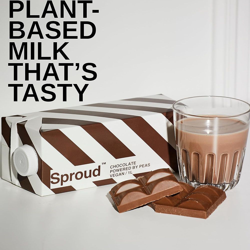 Sproud - Organic Plant-Based Peas Milk - Chocolate - 1 L