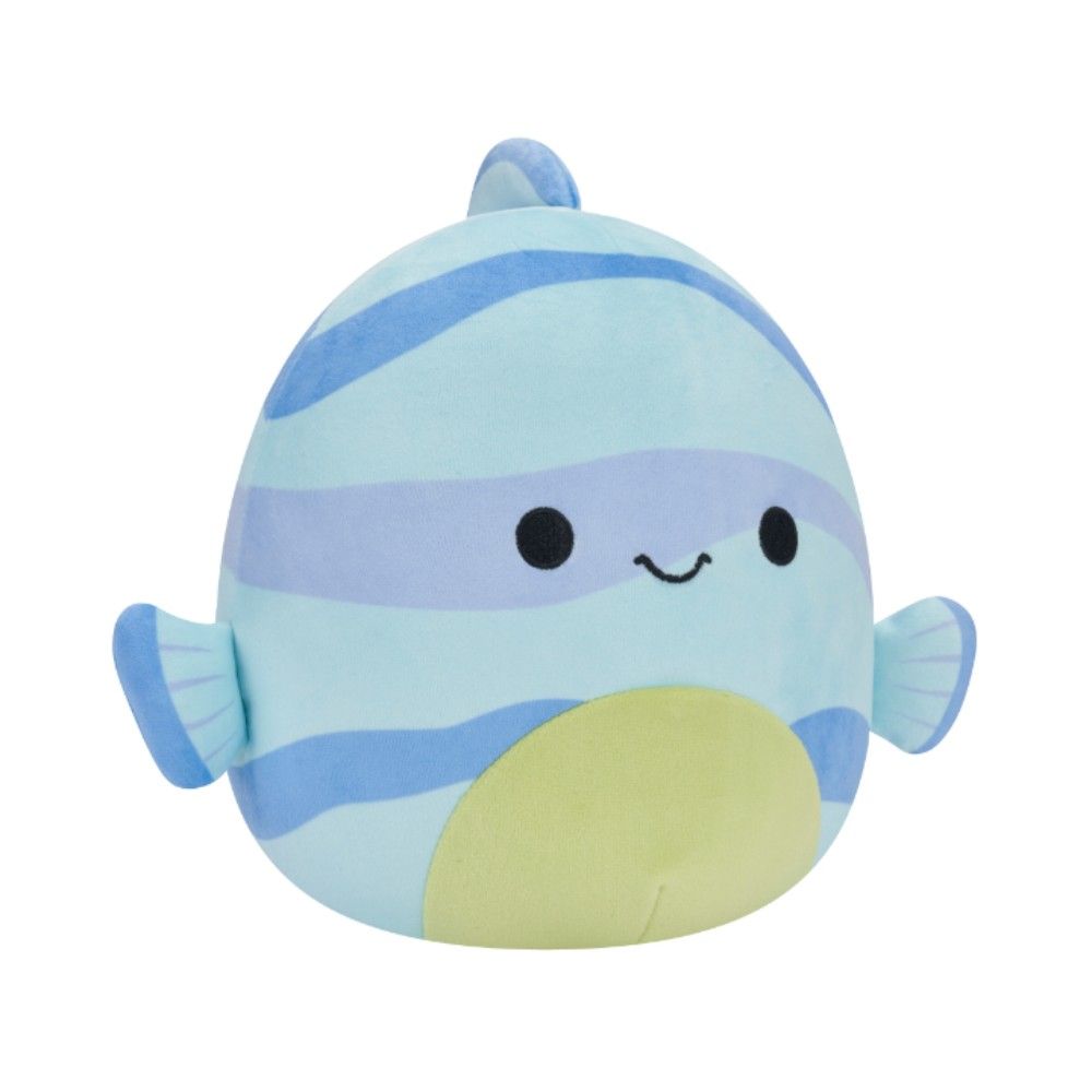 Squishmallows - Leland Striped Fish Plush Toy - Blue - 7.5-Inch