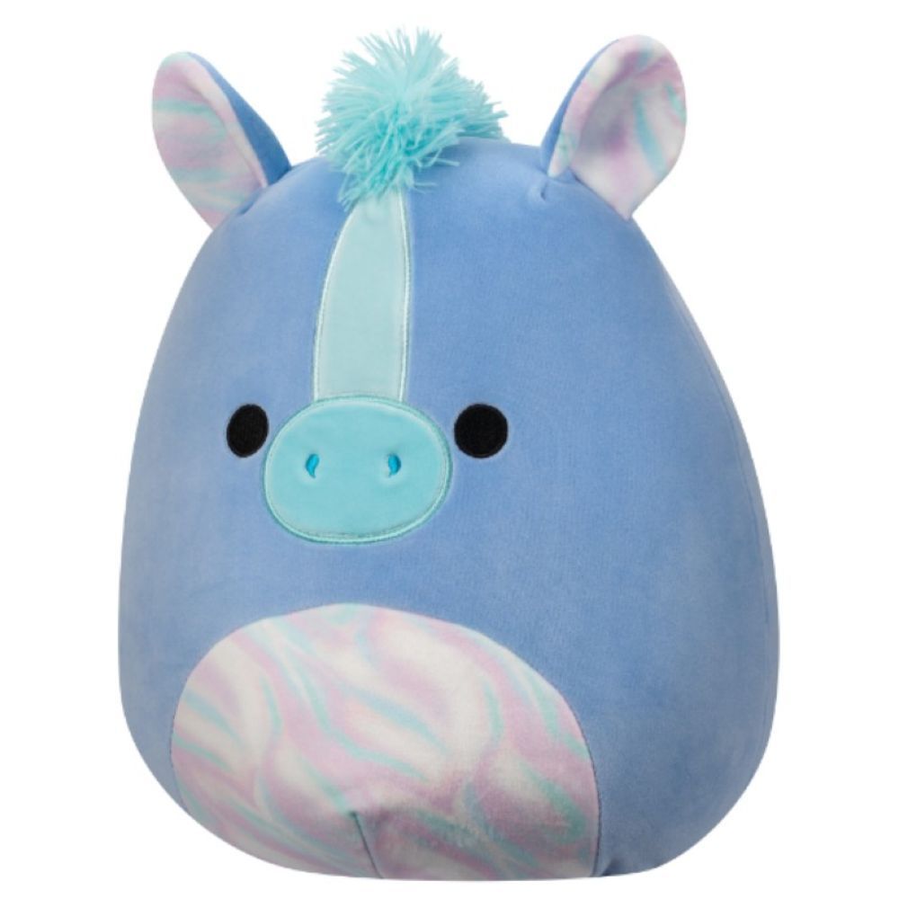 Squishmallows - Romano Hippocampus w/ Iridescent Belly Plush Toy - Blue - 30cm