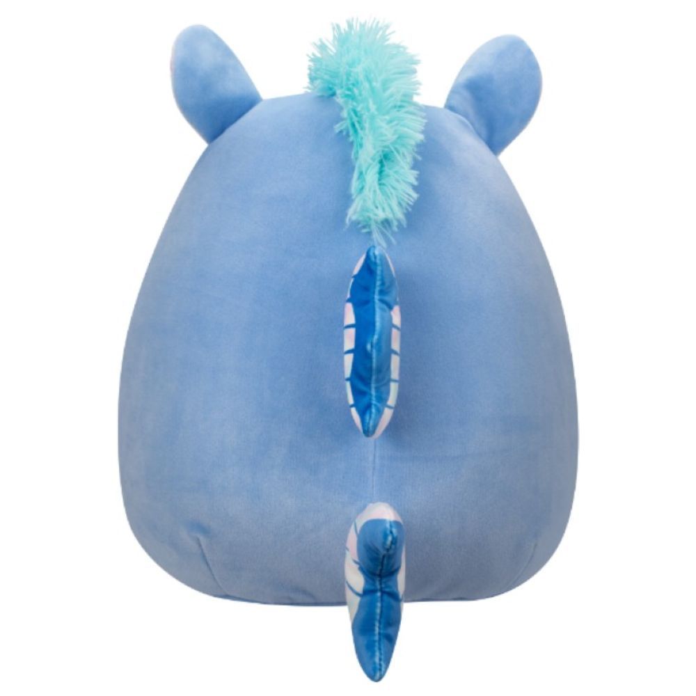 Squishmallows - Romano Hippocampus w/ Iridescent Belly Plush Toy - Blue - 30cm