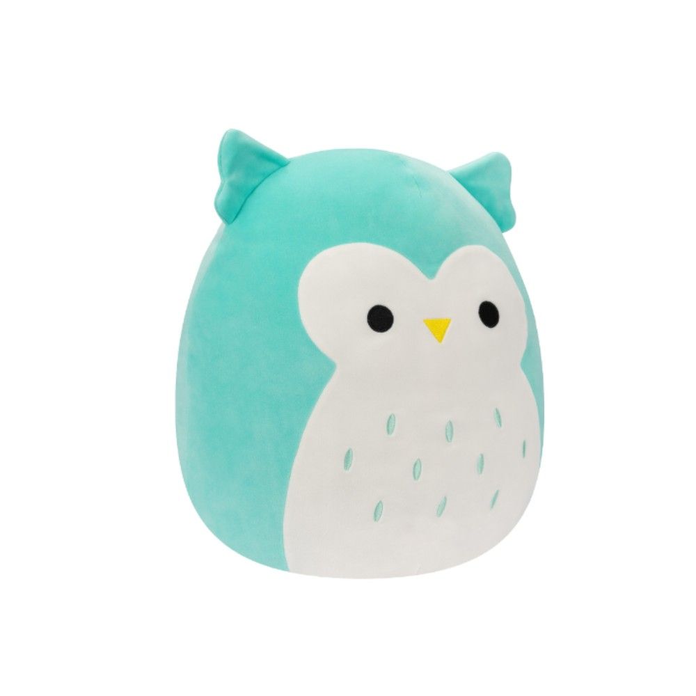 Squishmallows - Winston Owl Plush Toy - Teal - 12-Inch