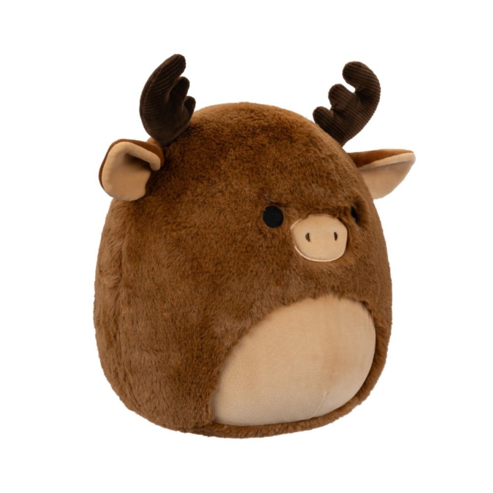 Squishmallows - Maurice Moose Fuzzamallow Plush Toy - Brown - 12-Inch