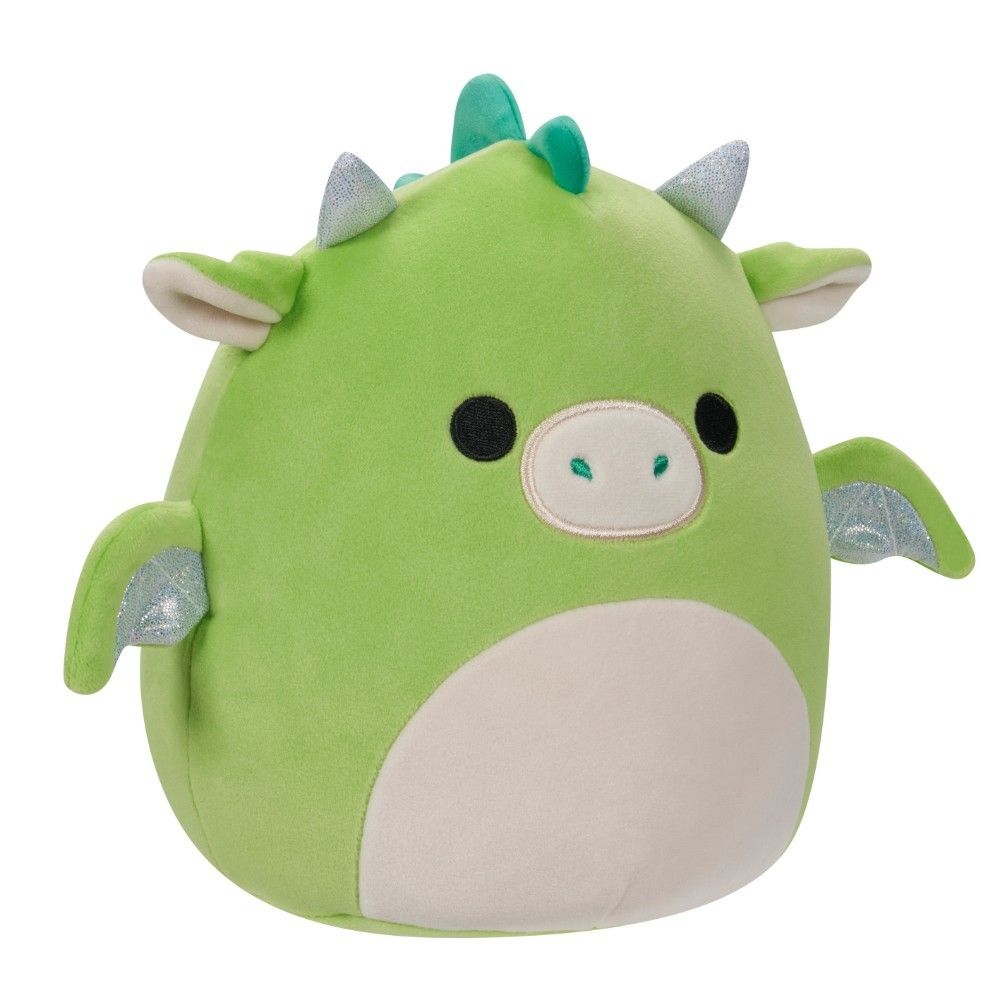 Squishmallows - Desmund Dragon Plush Toy - Green - 7.5-Inch