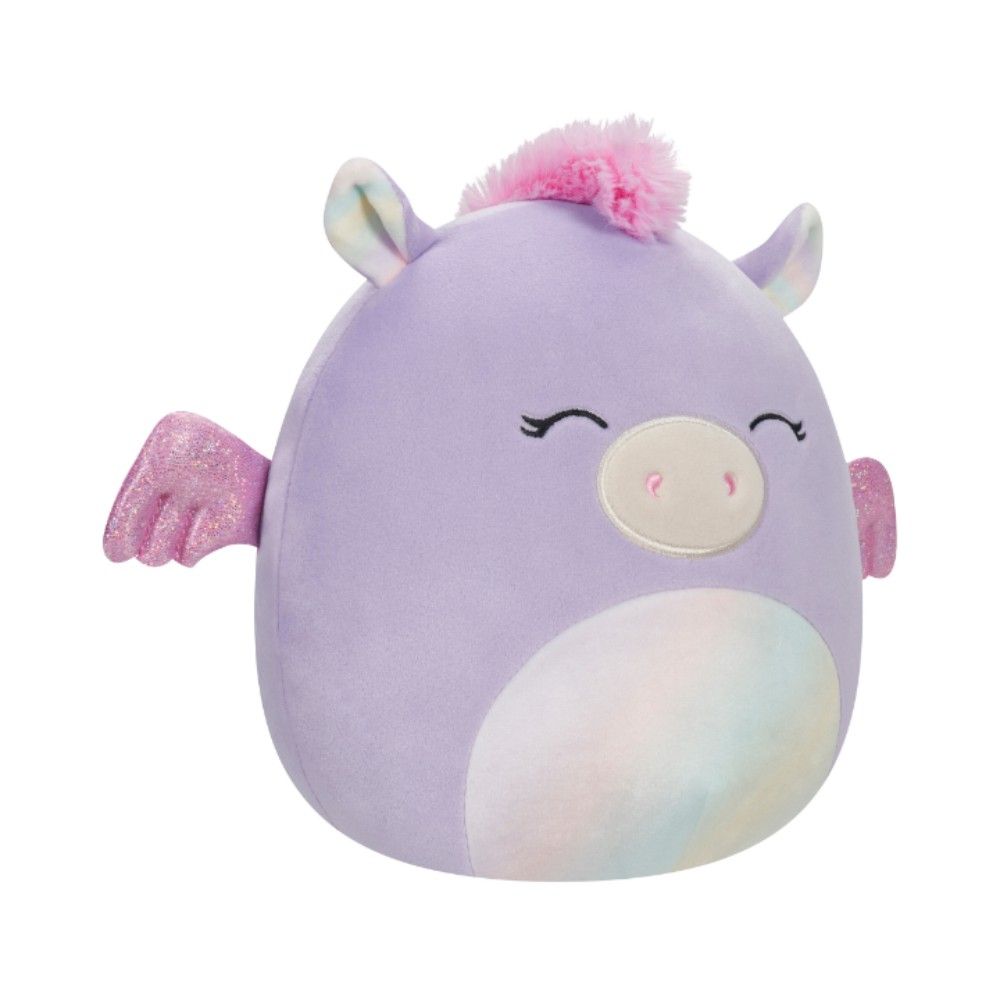 Squishmallows - Rei Pegasus Plush Toy - Pink/Purple - 7.5-Inch