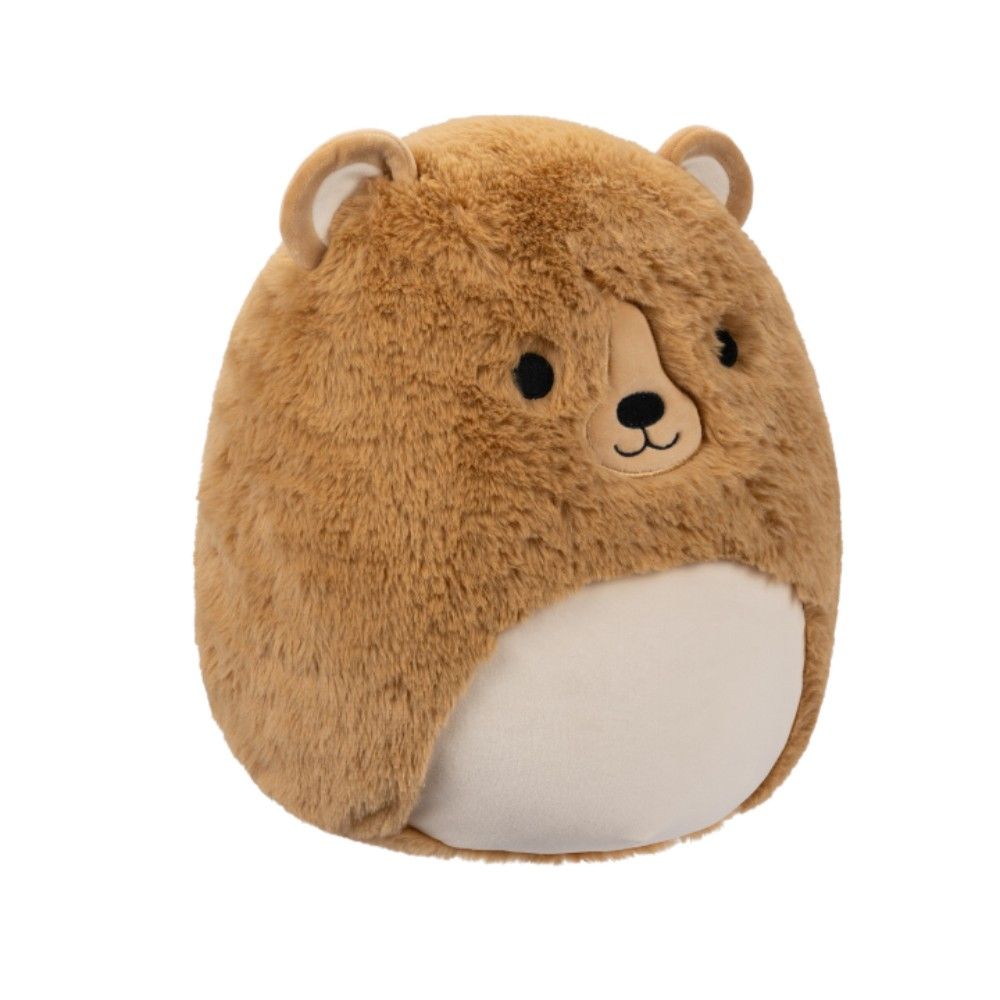 Squishmallows - Greta Bear Fuzzamallow Plush Toy - Brown - 12-Inch