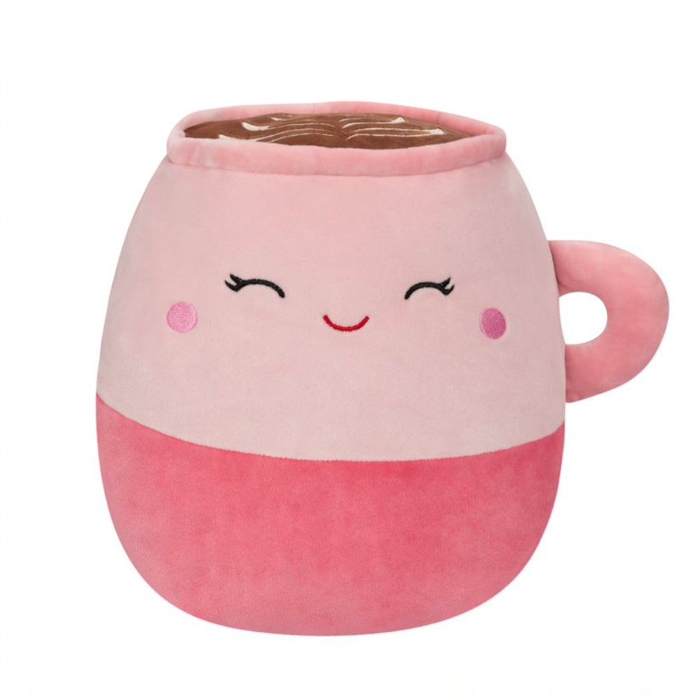 Squishmallows - Emery Latte Plush Toy - Pink - 14-Inch