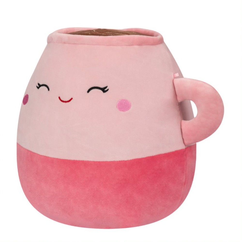 Squishmallows - Emery Latte Plush Toy - Pink - 14-Inch