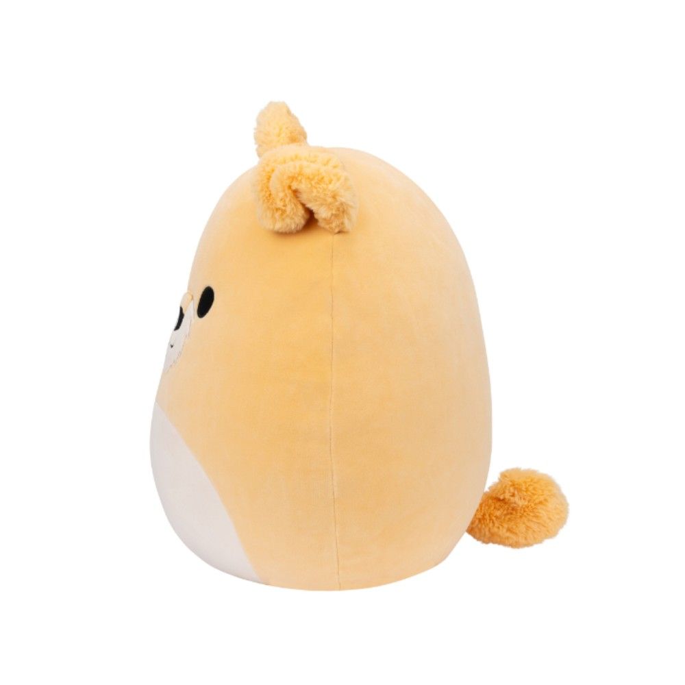 Squishmallows - Cooper Dog Plush Toy - White/Orange - 14-Inch