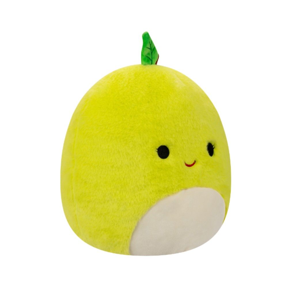 Squishmallows - Fuzzamallows Ashley Apple Plush Toy - Green - 12-Inch