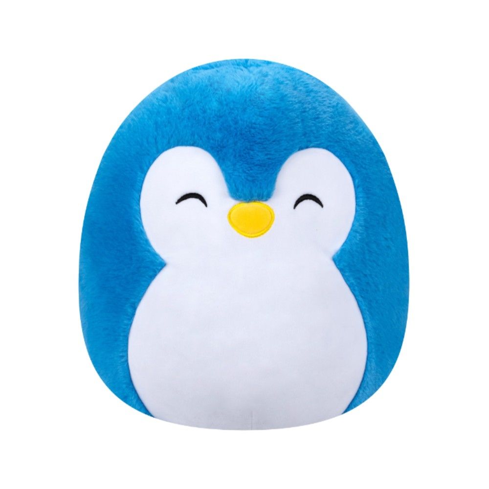 Squishmallows - Fuzzamallows Puff Penguin Plush Toy - Blue - 12-Inch