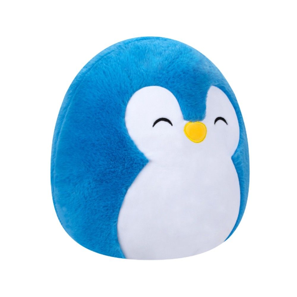 Squishmallows - Fuzzamallows Puff Penguin Plush Toy - Blue - 12-Inch