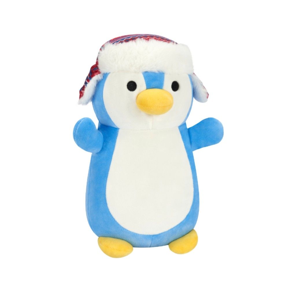 Squishmallows - Penguin w/ Hat Plush Toy - Blue - 10-Inch