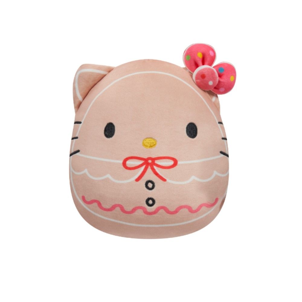 Squishmallows - Hello Kitty Gingerbread Plush Toy - Pink - 8-Inch