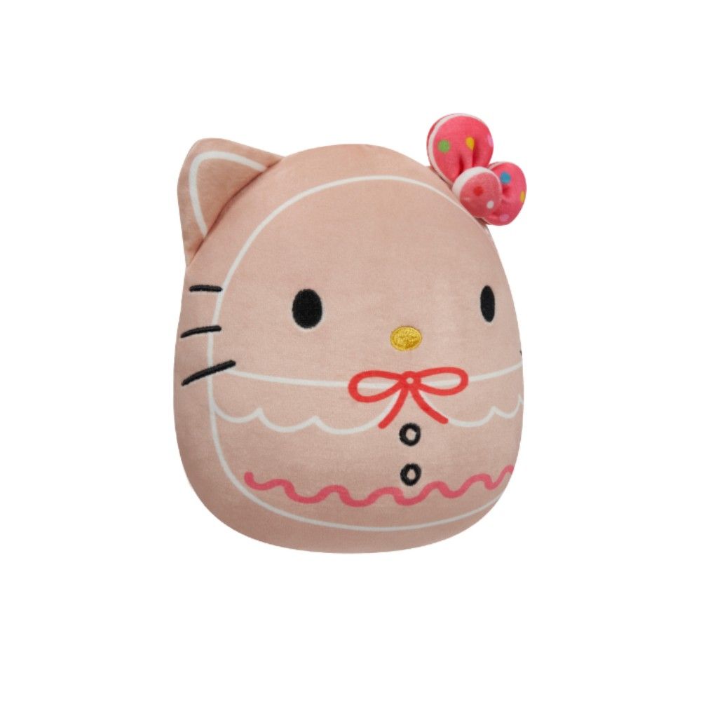 Squishmallows - Hello Kitty Gingerbread Update Plush Toy - Pink - 10-Inch