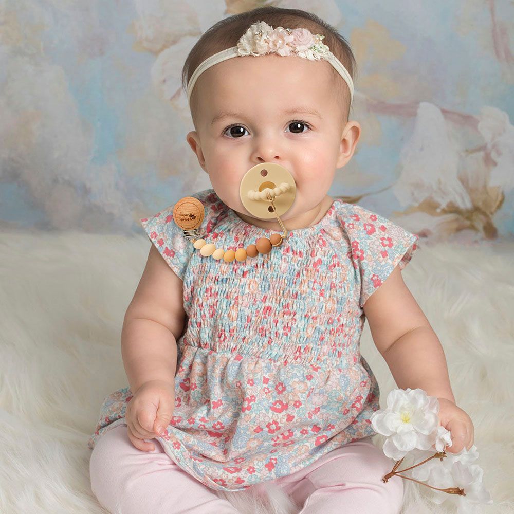 Sugar Sprinkle -  Salted Caramel Pacifier Clip