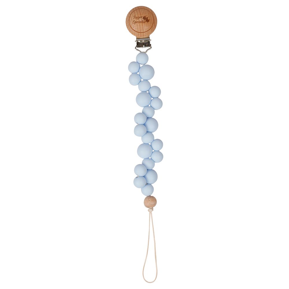 Sugar Sprinkle -  Blueberry Pacifier Clip