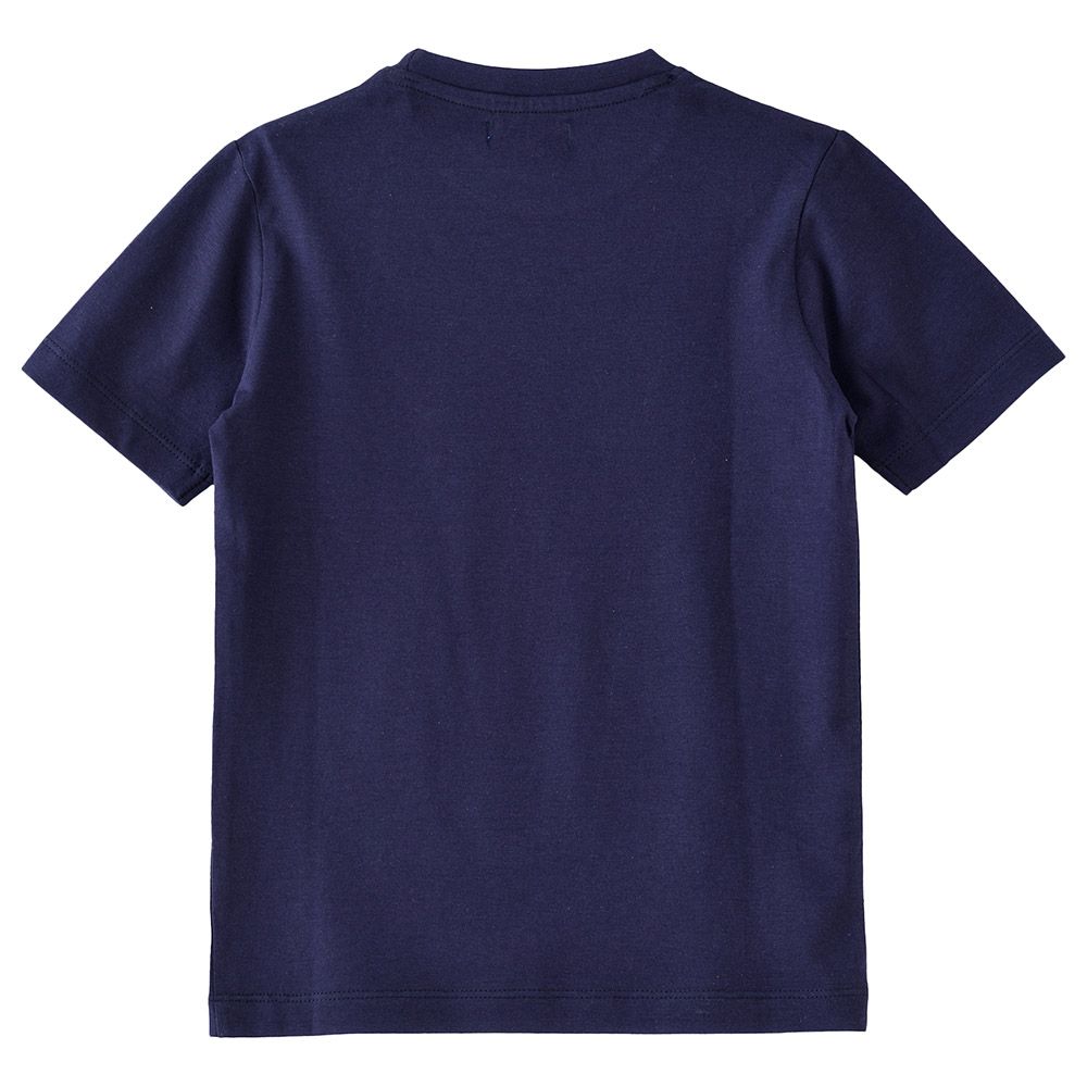 Jam - Boy's Spring And Summer Cotton Short-Sleeve Tees - Navy Blue