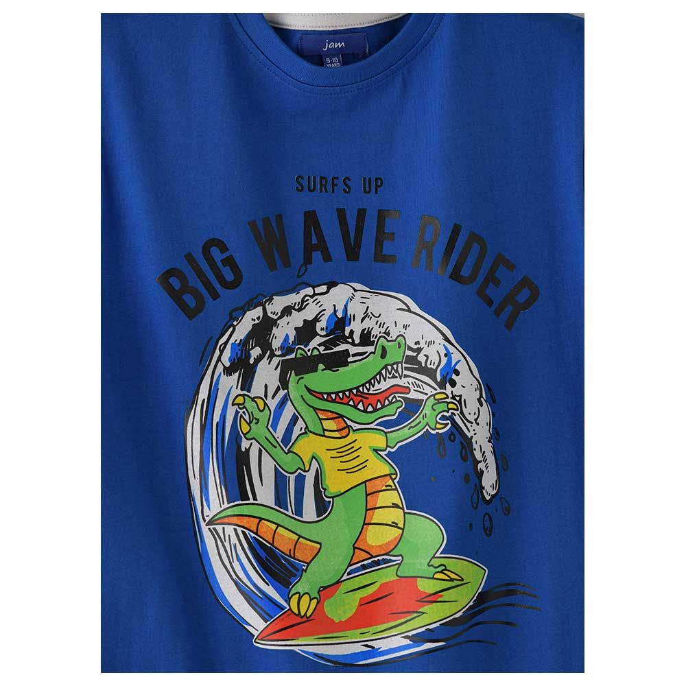 Jam - Boy's Spring And Summer Cotton Short-Sleeve Tees - Blue