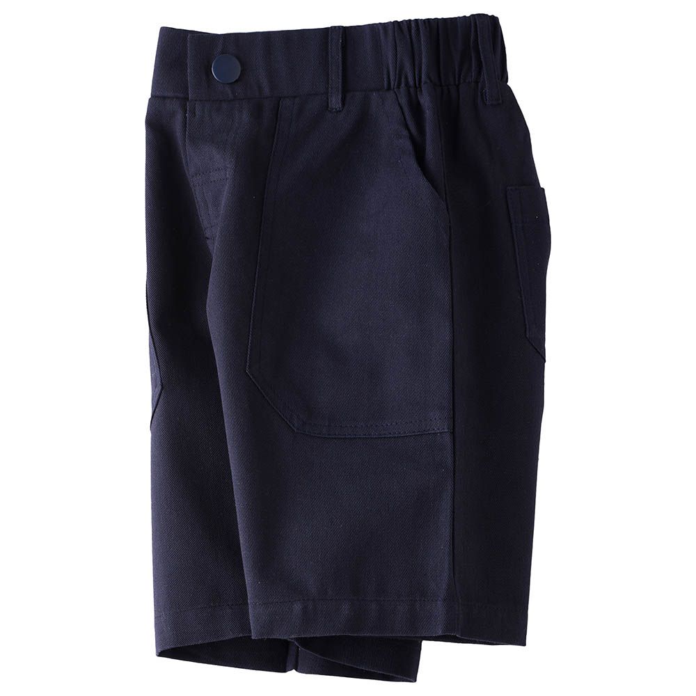 Jam - Spring And Summer Breezin Boy's Cotton Knit Shorts - Navy Blue