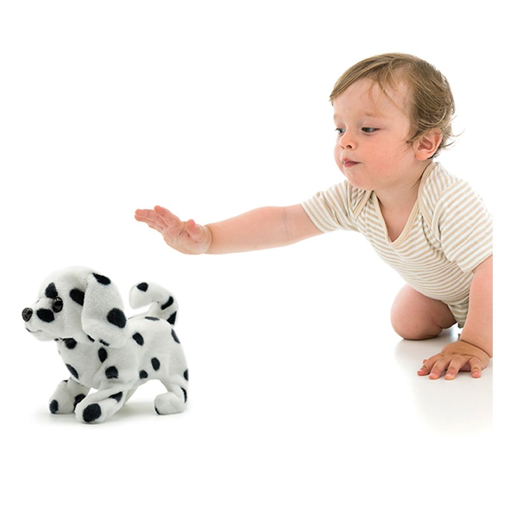 Pugs At Play - Battery Operated Walking Pet Spotty - 6.5-Inch