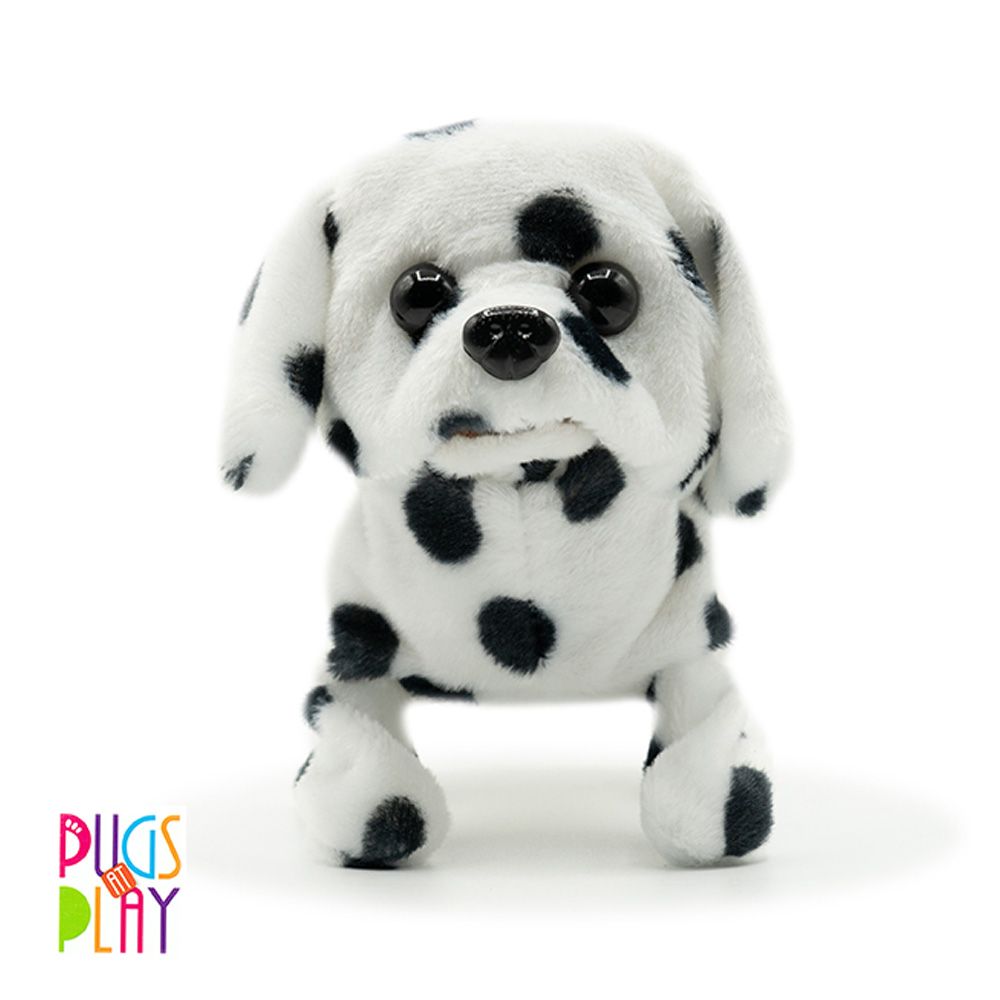 Pugs At Play - Battery Operated Walking Pet Spotty - 6.5-Inch