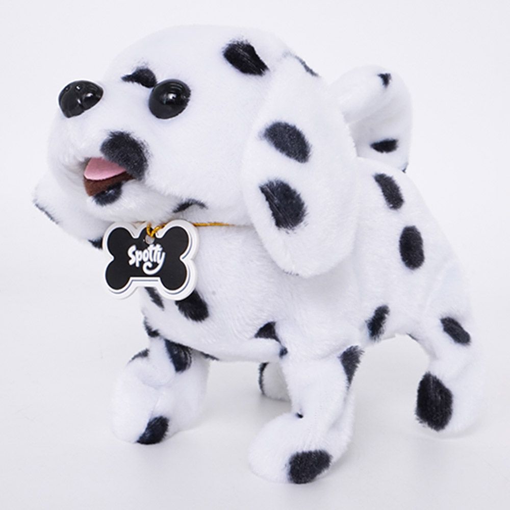 Pugs At Play - Battery Operated Walking Pet Spotty - 6.5-Inch