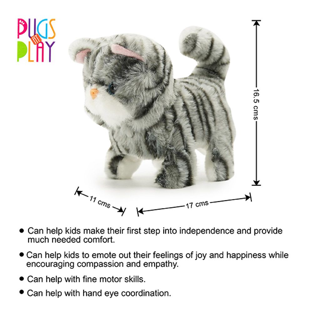 Pugs At Play - Battery Operated Walking Pet Zoe - 6.5-Inch