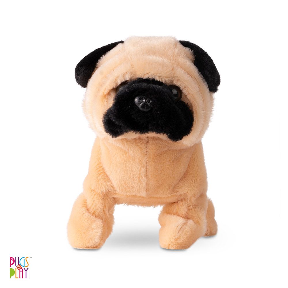 Pugs At Play - Battery Operated Walking Pet Pug - 6.5-Inch