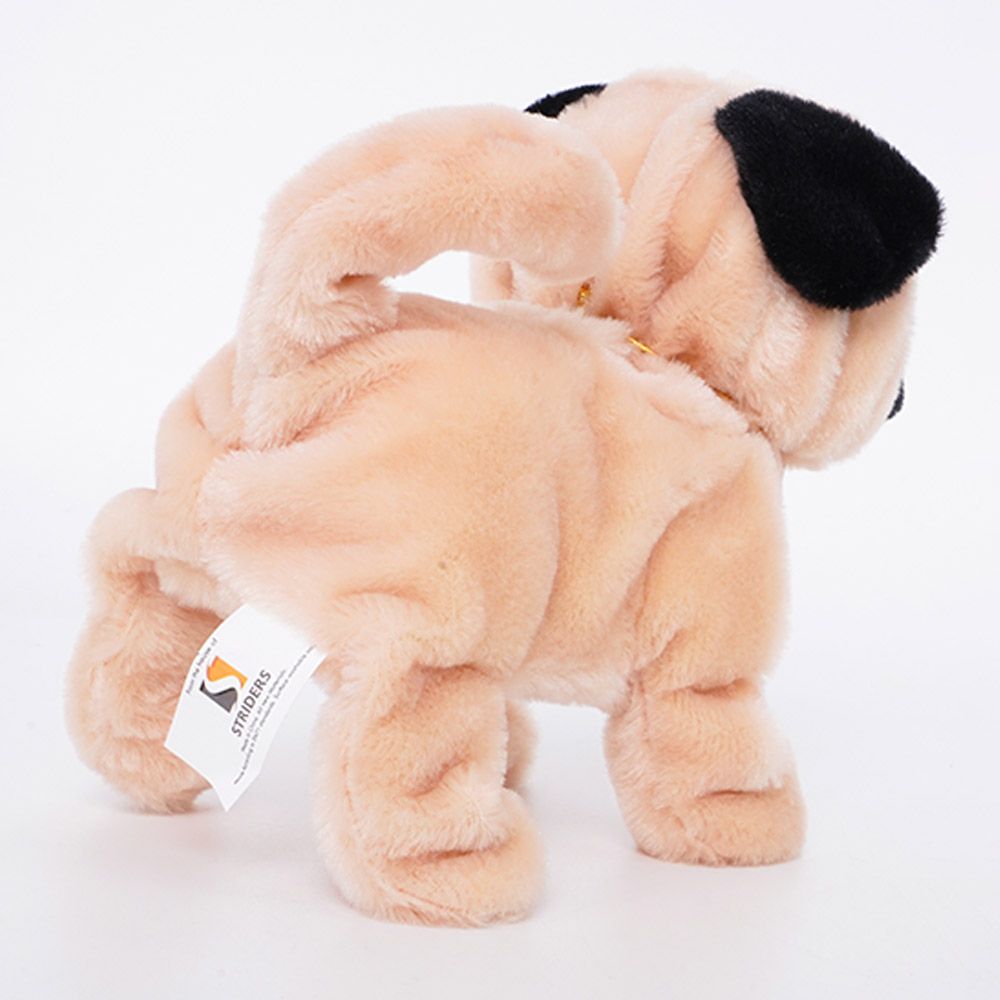 Pugs At Play - Battery Operated Walking Pet Pug - 6.5-Inch