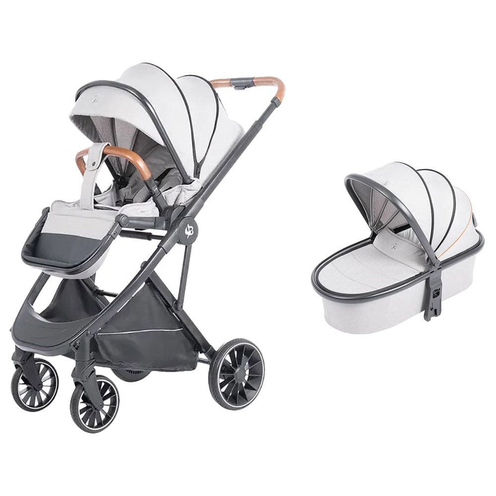 Bumble & Bird - 2-in-1 Modular Stroller & Bassinet - Grey