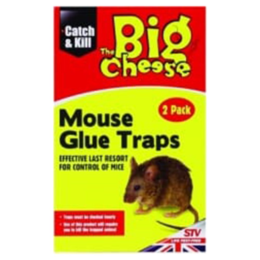 Stv - Catch & Kill Mouse Glue Traps - Pack of 2