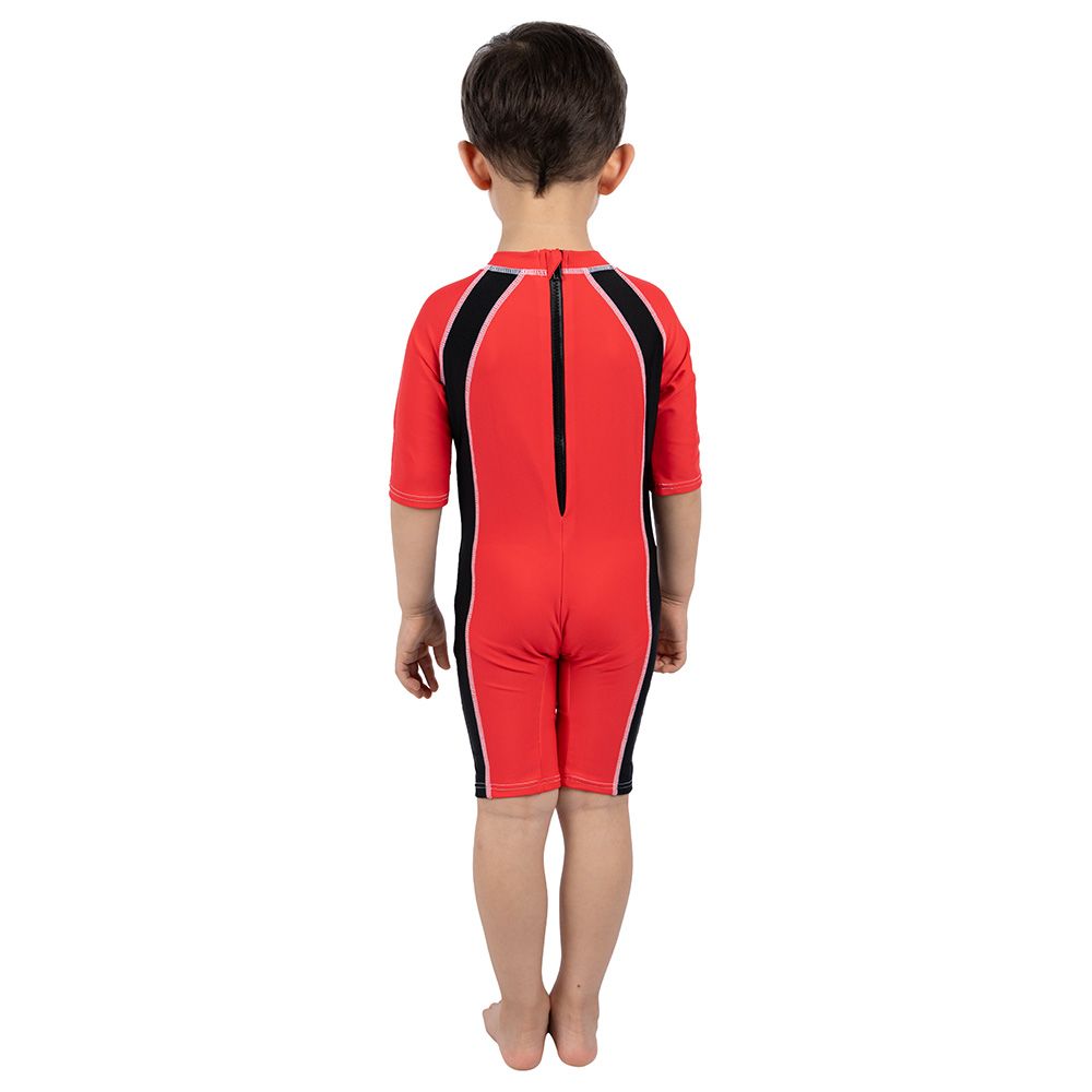 D' Daniela - Super Wings Boys Kids Swim Suit - Red