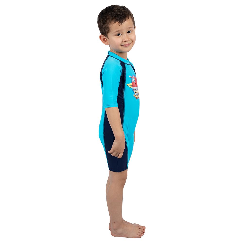 D' Daniela - Super Wings Boys Kids Swim Suit - Blue