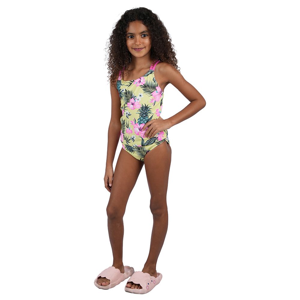 D' Daniela - 2pc-Set - Pineapple Sun Safe Swim Set