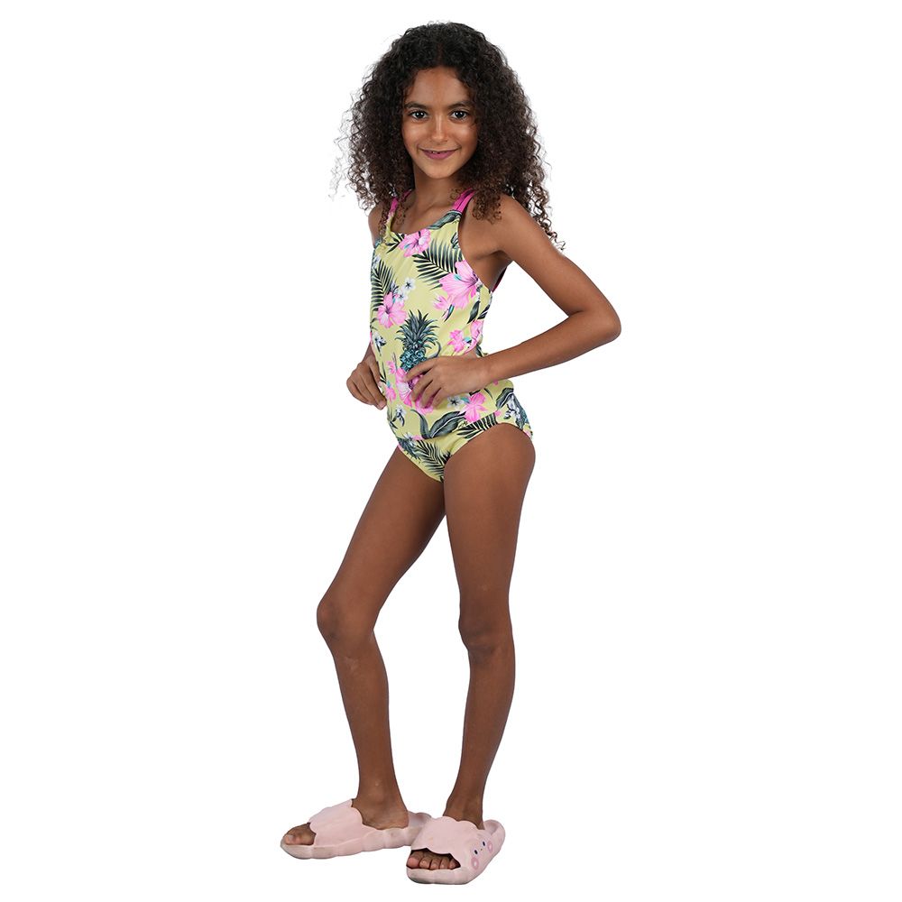 D' Daniela - 2pc-Set - Pineapple Sun Safe Swim Set